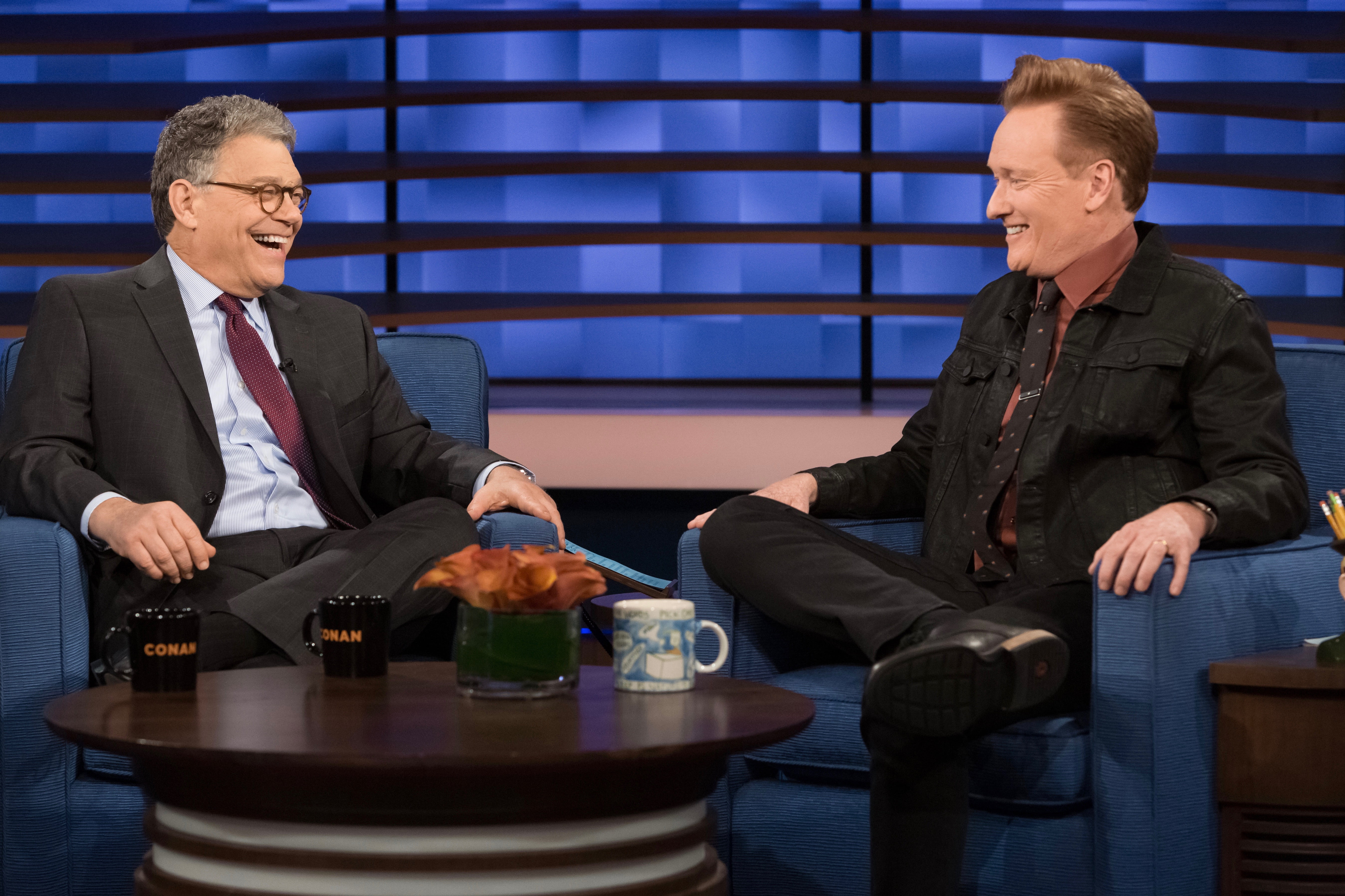 Al Franken and Conan O'Brien