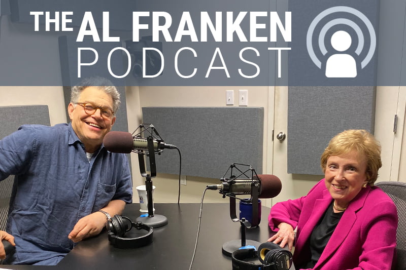 Al Franken and Elizabeth Drew