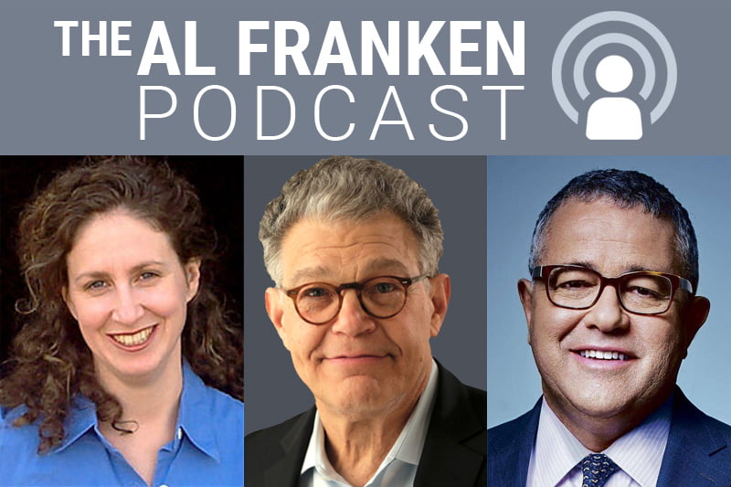 Dahlia Lithwick, Al Franken and Jeffrey Toobin