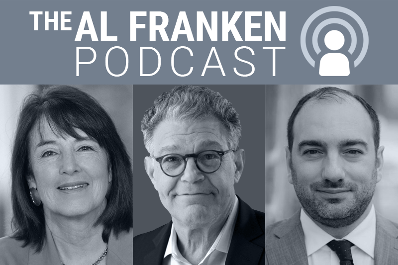 Nancy Gertner, Al Franken and Max Bergmann